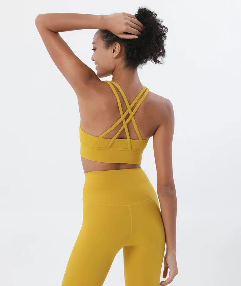 Women’s 2-Piece Yoga & Fitness Set – Sports Bra & Leggings