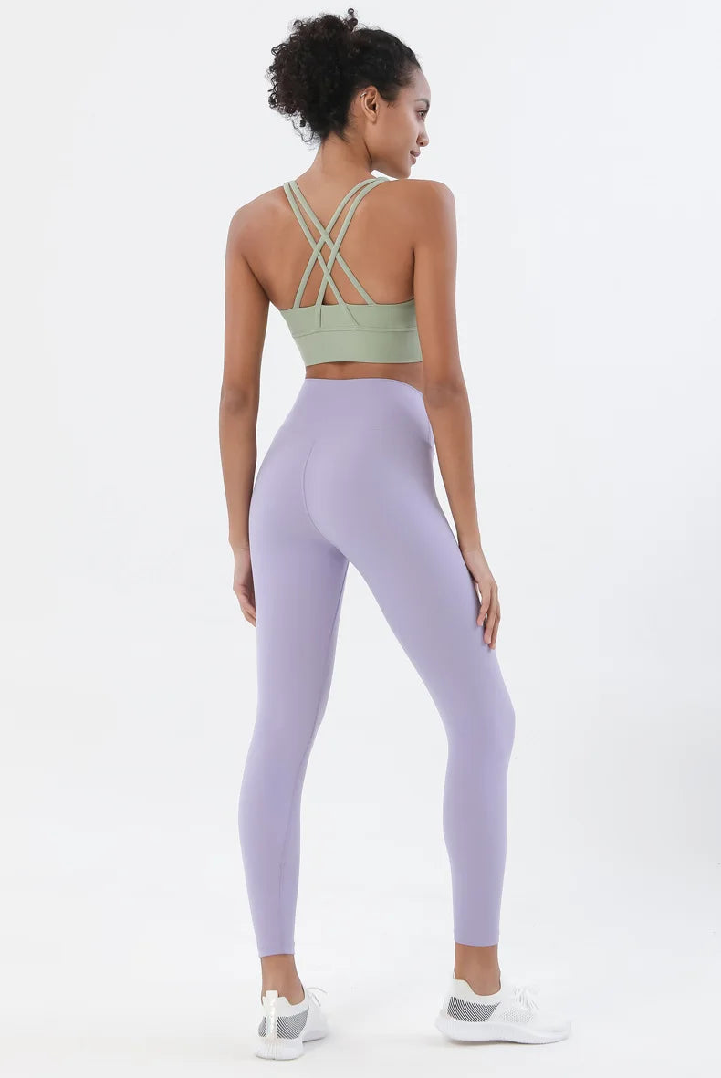 Women’s 2-Piece Yoga & Fitness Set – Sports Bra & Leggings