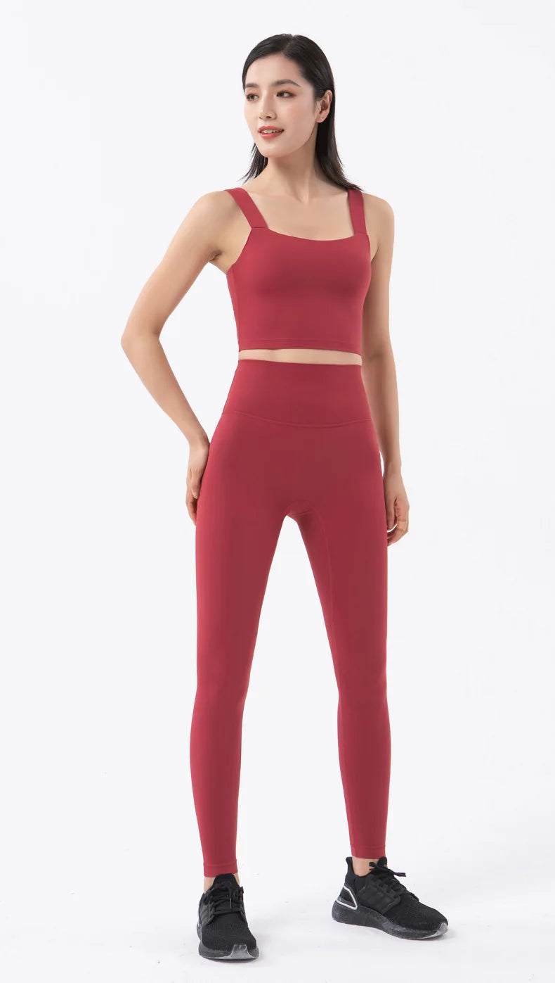 Women’s 2-Piece Yoga & Fitness Set – Sports Bra & Leggings