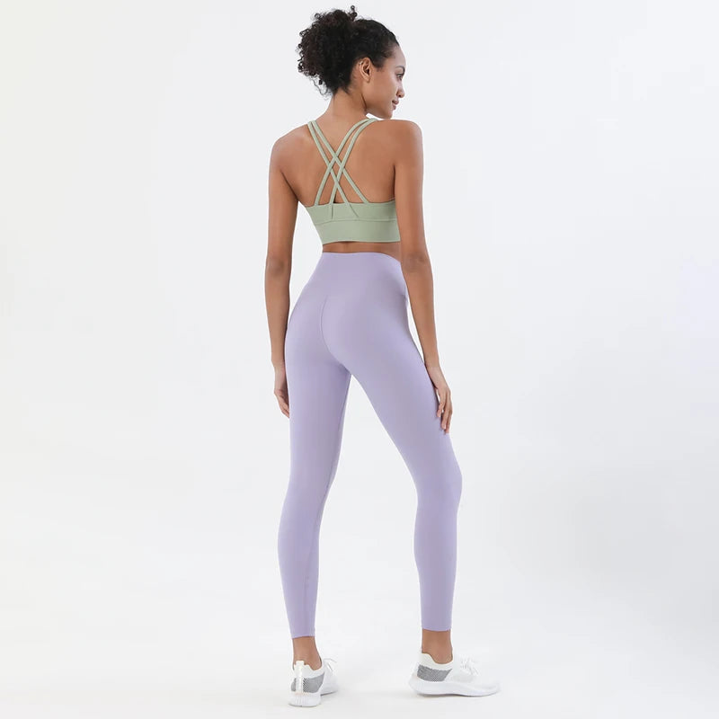 Women’s 2-Piece Yoga & Fitness Set – Sports Bra & Leggings