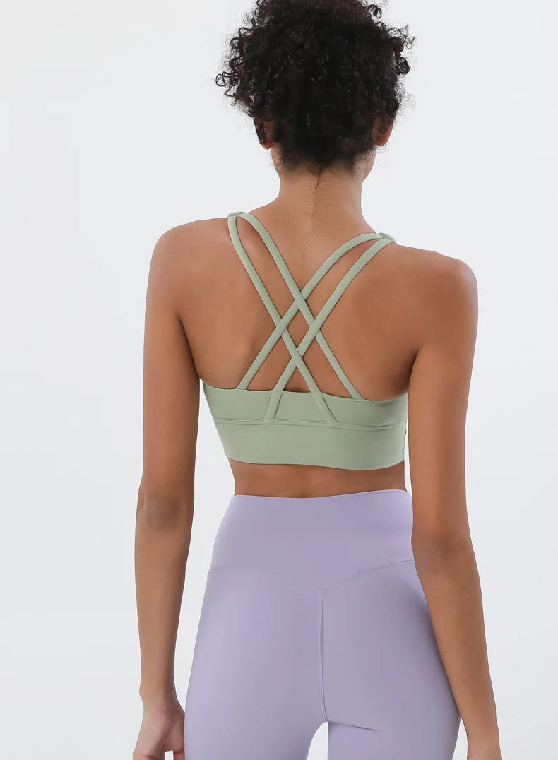 Women’s 2-Piece Yoga & Fitness Set – Sports Bra & Leggings