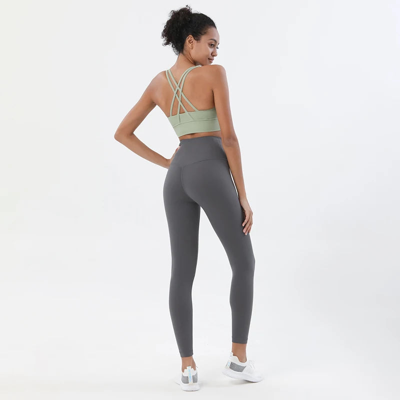 Women’s 2-Piece Yoga & Fitness Set – Sports Bra & Leggings