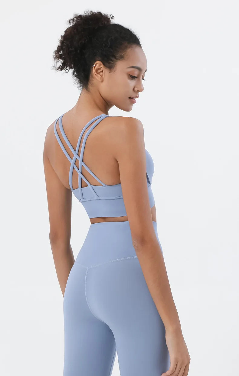 Women’s 2-Piece Yoga & Fitness Set – Sports Bra & Leggings