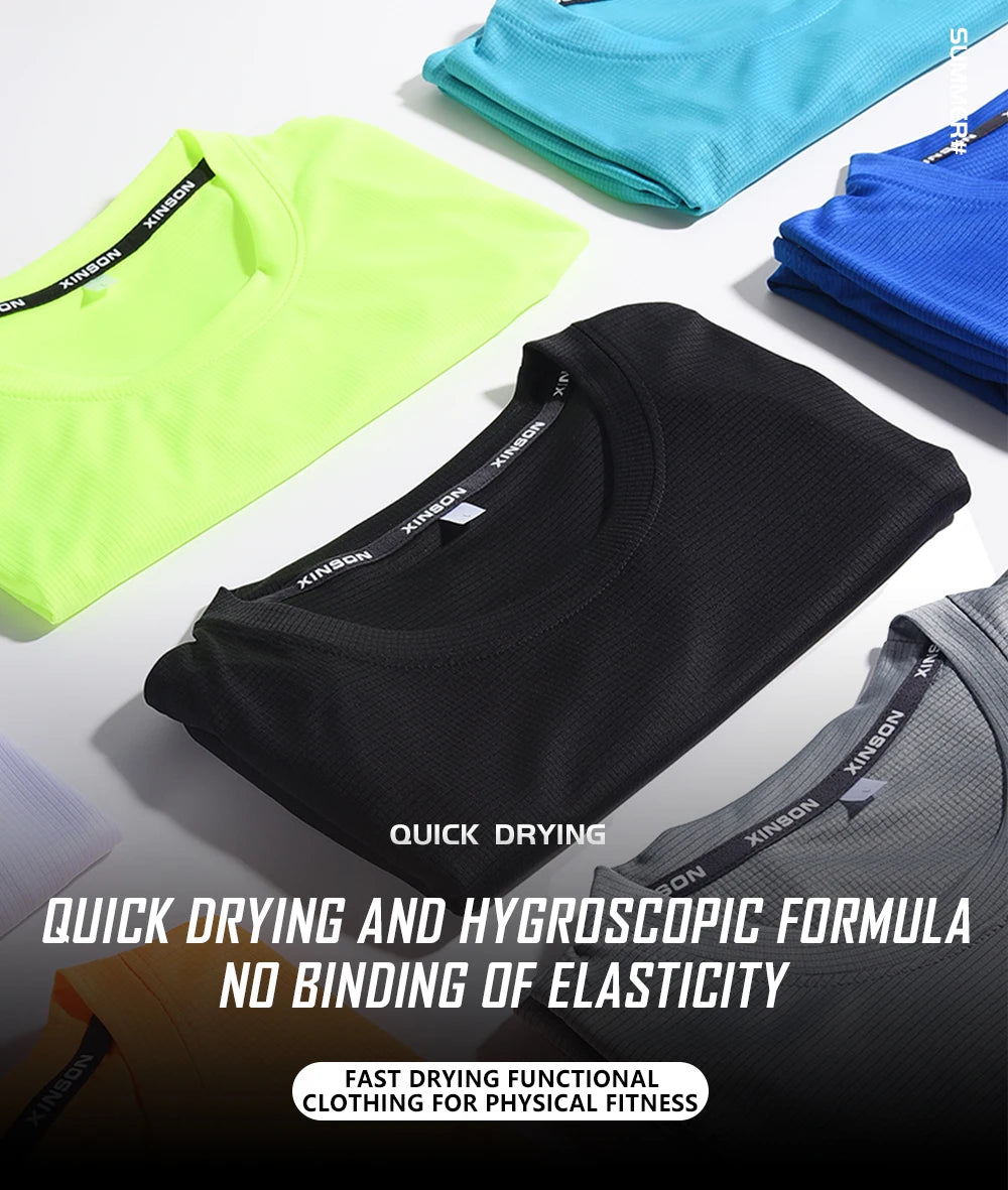 Men’s Black Sport Gym T-Shirt – Quick-Dry Oversized Fitness & Running Top