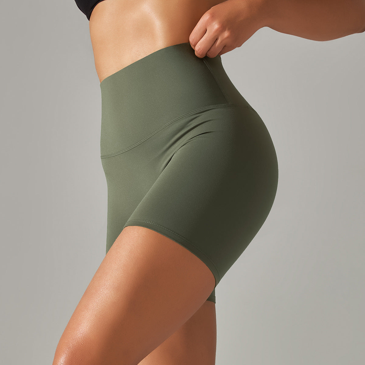 Women’s High-Waist Yoga & Fitness Shorts – Breathable Summer Workout Gym Shorts