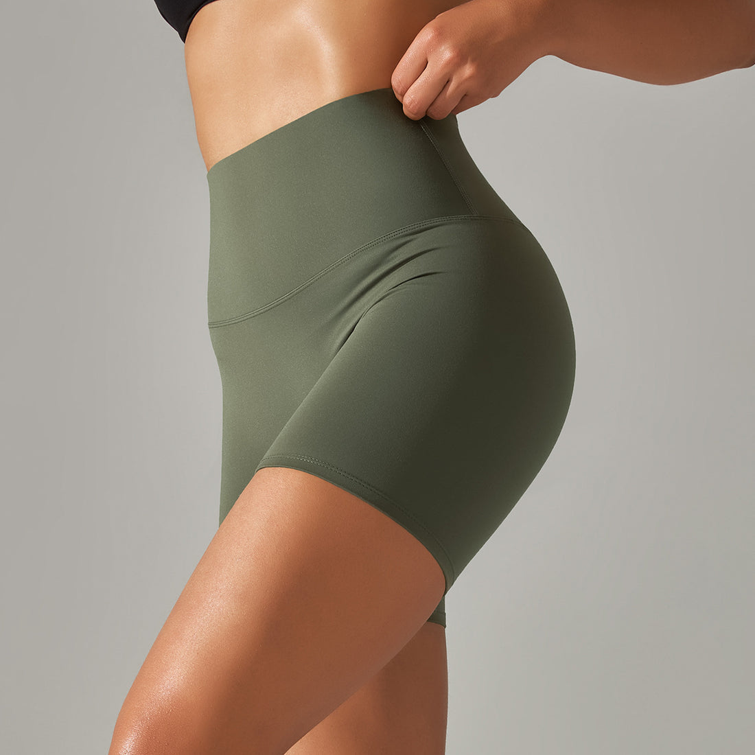 Women’s High-Waist Yoga & Fitness Shorts – Breathable Summer Workout Gym Shorts