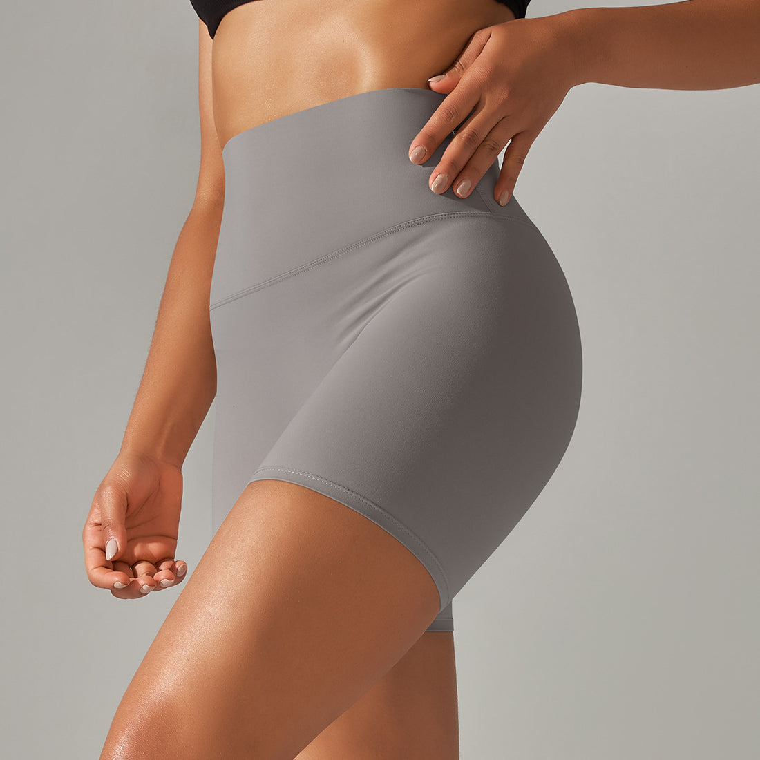 Women’s High-Waist Yoga & Fitness Shorts – Breathable Summer Workout Gym Shorts
