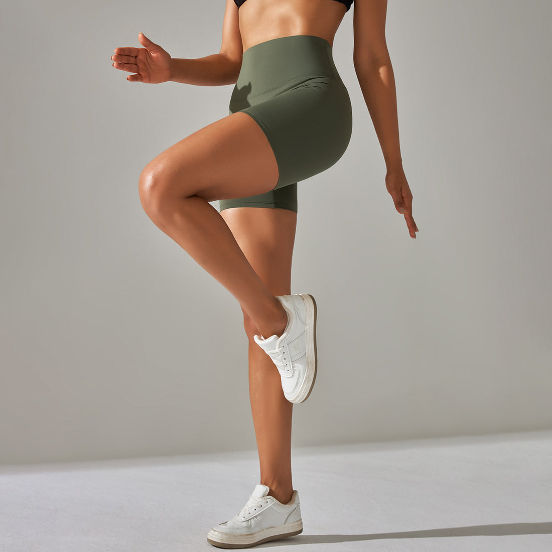 Women’s High-Waist Yoga & Fitness Shorts – Breathable Summer Workout Gym Shorts