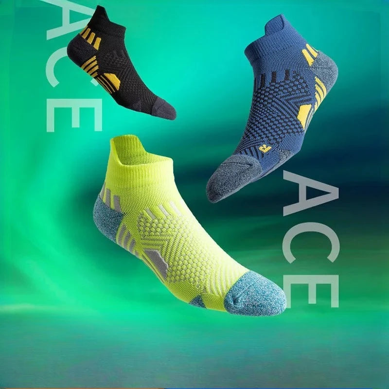 Sport Compression Ankle Socks – Low Cut Breathable Running & Fitness Socks