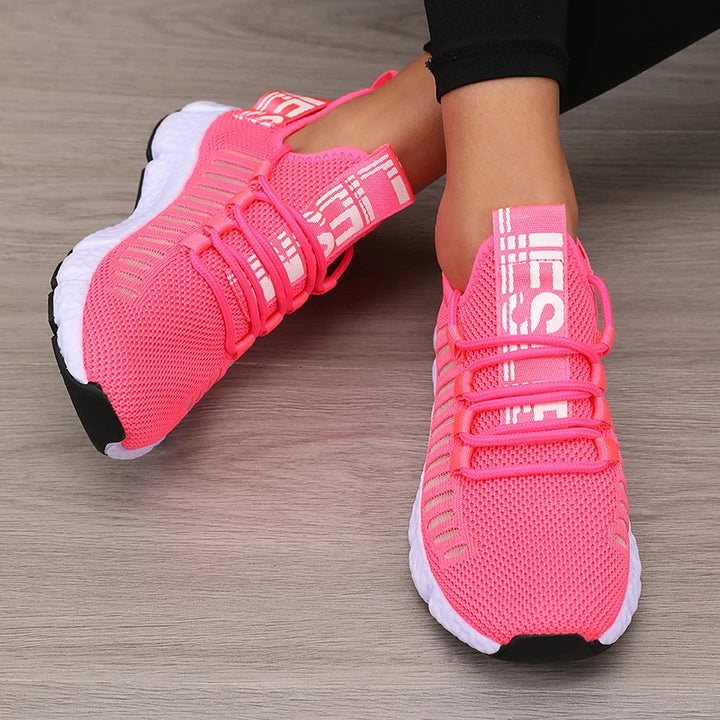 Women’s Lightweight Mesh Sports Shoes – Breathable Soft Sole Running & Walking Sneakers