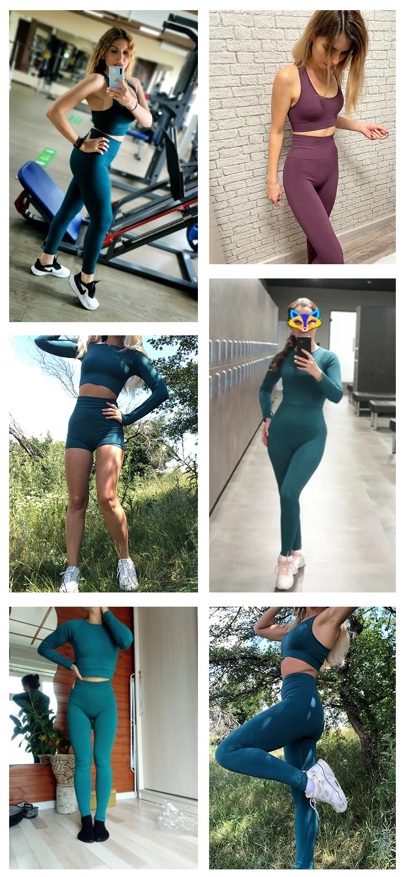 2-Piece Seamless Yoga Set for Women – High Waist Leggings & Sports Bra Gym Outfit