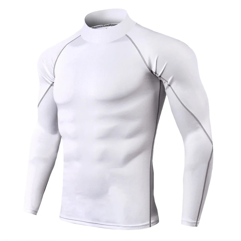 Men’s Long Sleeve Compression T-Shirt – Bodybuilding & Gym Rashguard