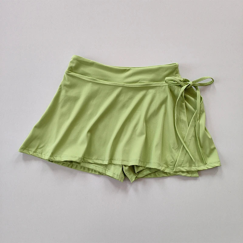 Women’s Sports Yoga Skirt Pants – Quick-Dry Tennis & Pickelball Skirt with Pocket