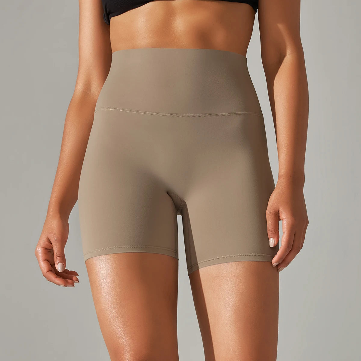 Women’s High-Waist Yoga & Fitness Shorts – Breathable Summer Workout Gym Shorts