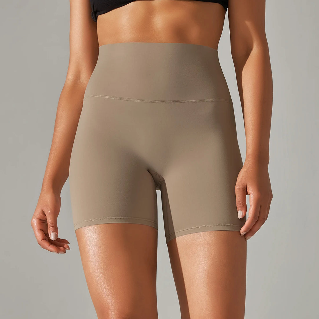 Women’s High-Waist Yoga & Fitness Shorts – Breathable Summer Workout Gym Shorts