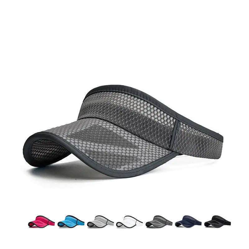Men’s Summer Sports Sun Visor Hat – Adjustable UV Protection Running Cap