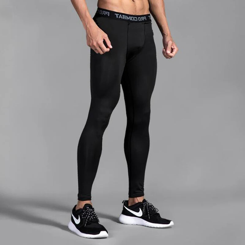 Men’s Compression Tights – Cool Dry Sports Baselayer Leggings