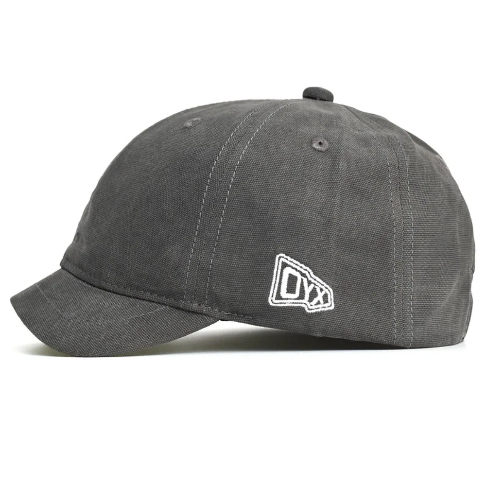 Retro Quick-Dry Short Brim Baseball Cap – Unisex Outdoor Sun Protection Hat