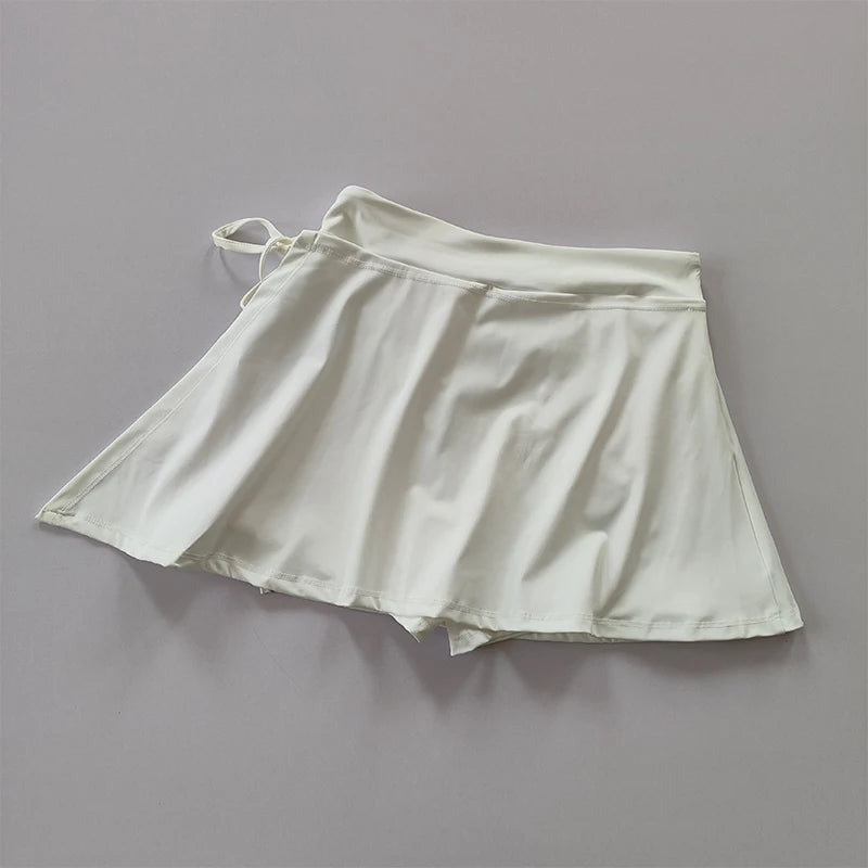 Women’s Sports Yoga Skirt Pants – Quick-Dry Tennis & Pickelball Skirt with Pocket
