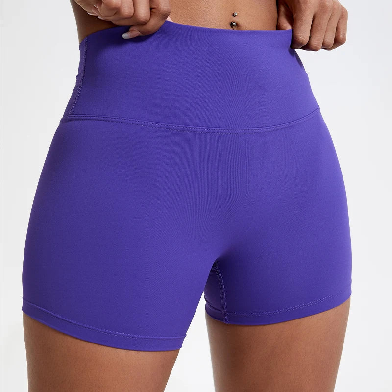 High-Waist Gym Shorts – Butt-Lifting Running & Yoga Shorts
