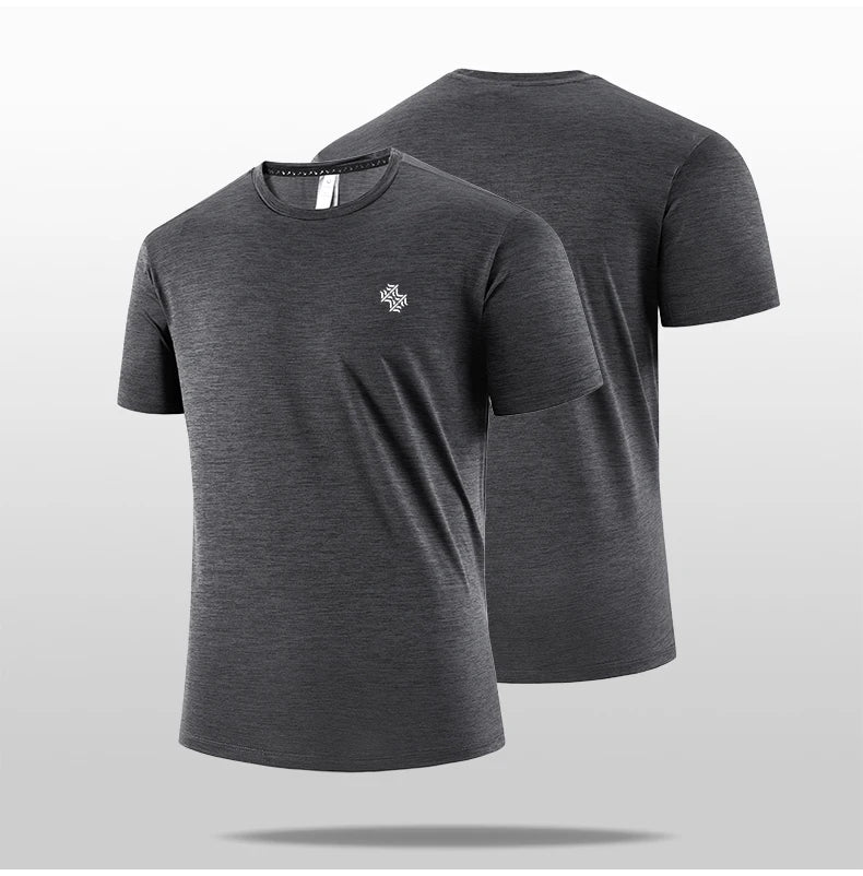 Men’s Football Style Gym T-Shirt – Loose Fit Quick-Dry Sports Top