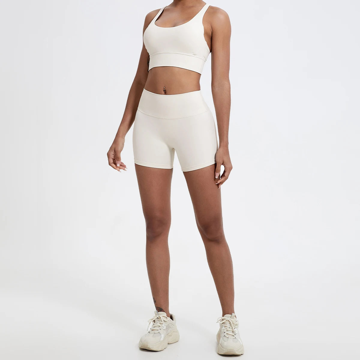 High-Waist Gym Shorts – Butt-Lifting Running & Yoga Shorts