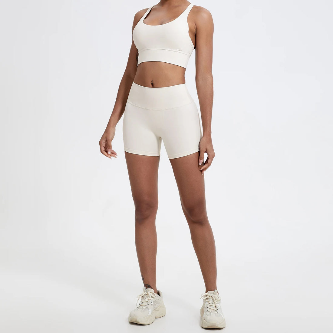 High-Waist Gym Shorts – Butt-Lifting Running & Yoga Shorts