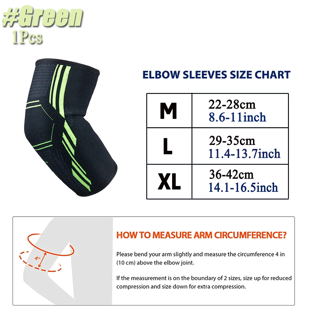 Elastic Sports Elbow Support – Sweat-Absorbing Gym Arm Sleeve & Protective Pad
