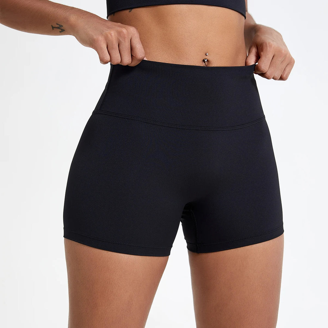 High-Waist Gym Shorts – Butt-Lifting Running & Yoga Shorts
