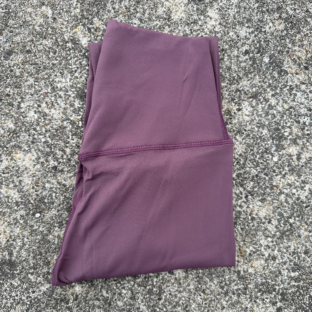 Women’s High-Waist Yoga Leggings – Solid Color Pocket Sports Cropped Pants