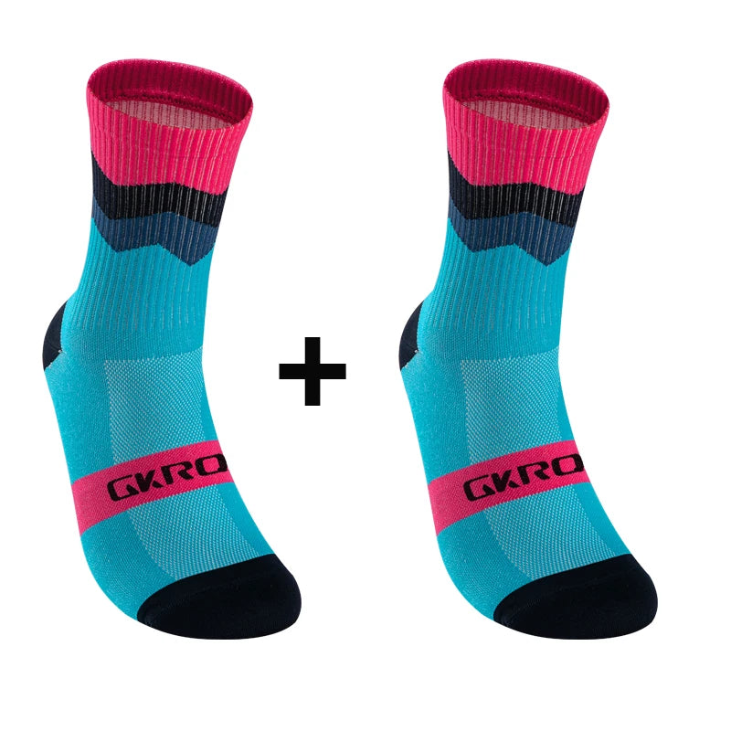 Professional Cycling Socks – Breathable Compression Road Bike Socks