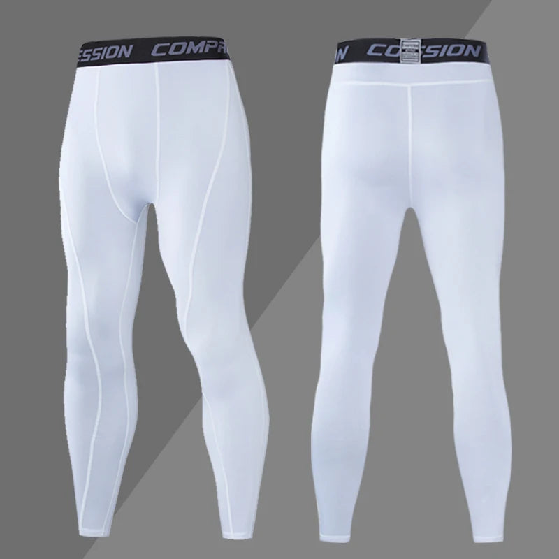 Men’s Compression Sport Pants – Tight Fitness Running & Gym Leggings