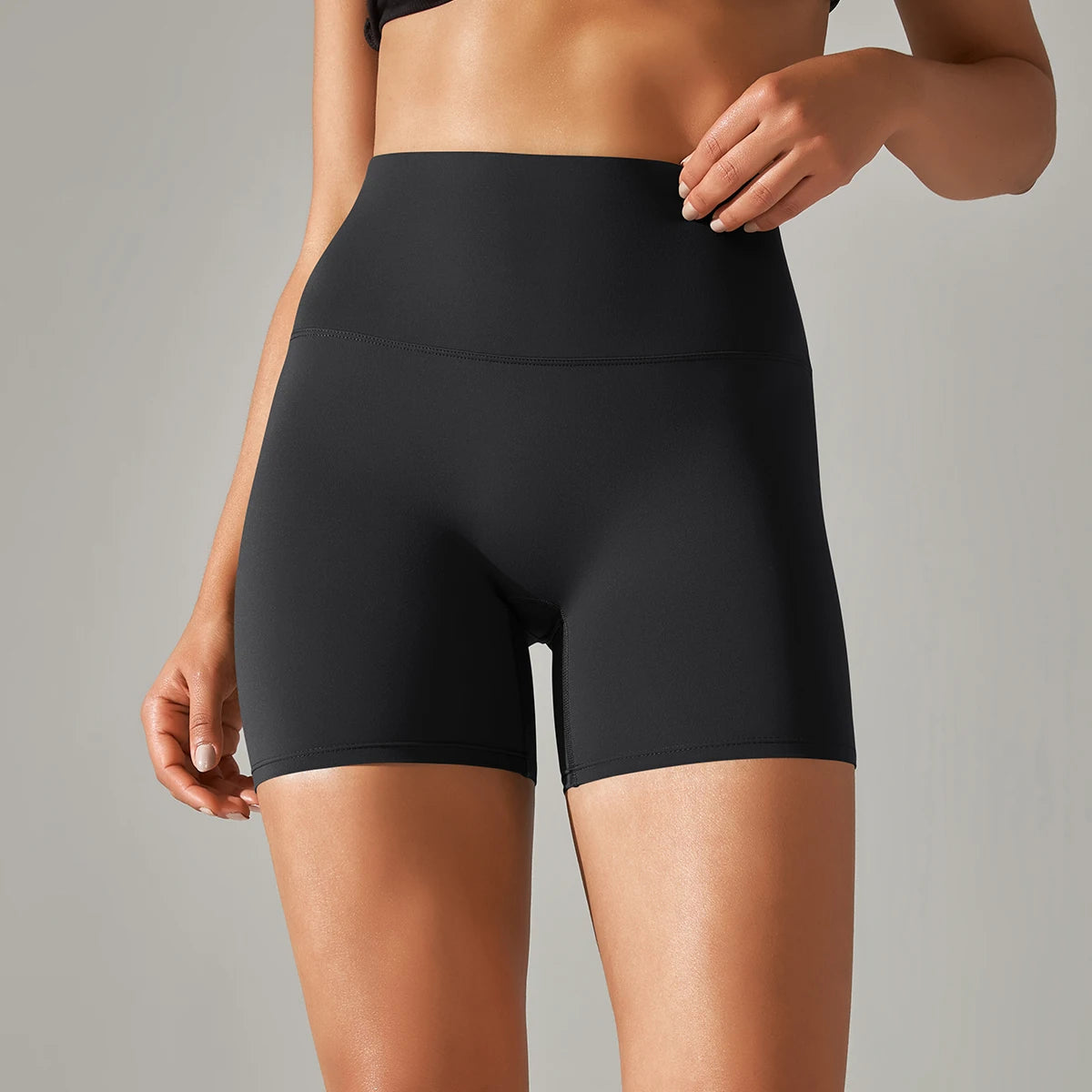 Women’s High-Waist Yoga & Fitness Shorts – Breathable Summer Workout Gym Shorts