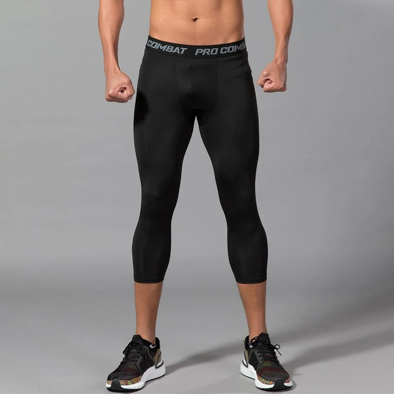 Men’s Compression Tights – Cool Dry Sports Baselayer Leggings