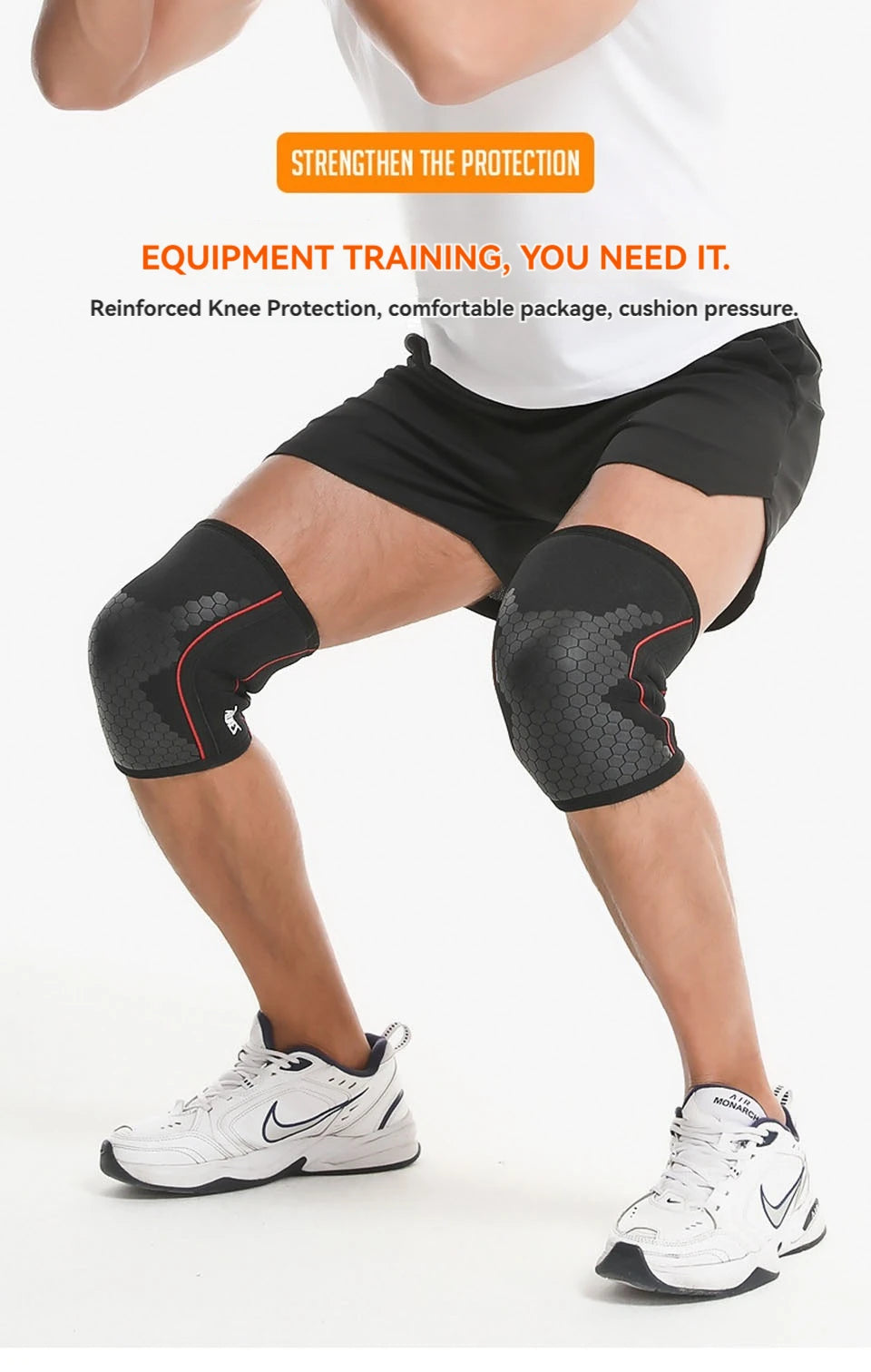 7mm Knee Sleeves – Premium Weightlifting & Powerlifting Support