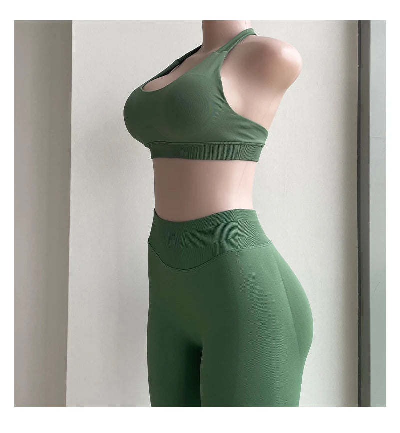 Women’s Seamless Yoga Leggings – Scrunch Bum Fitness Tights