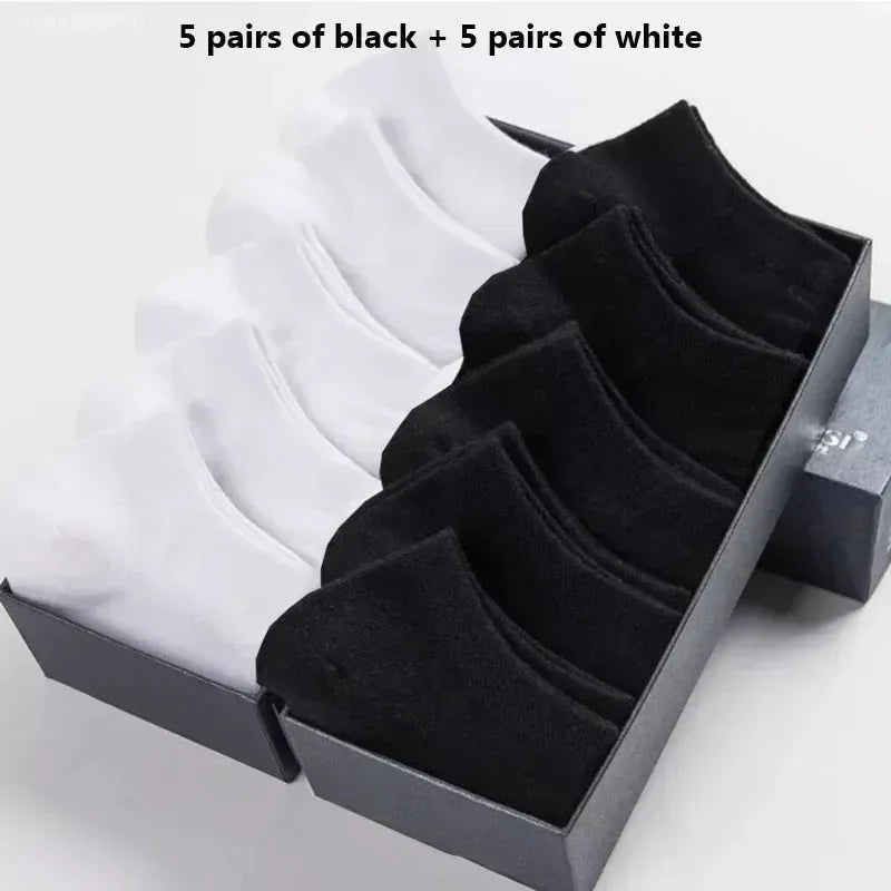 Women’s Breathable Cotton Ankle Socks – Solid Color Boat Sports Socks