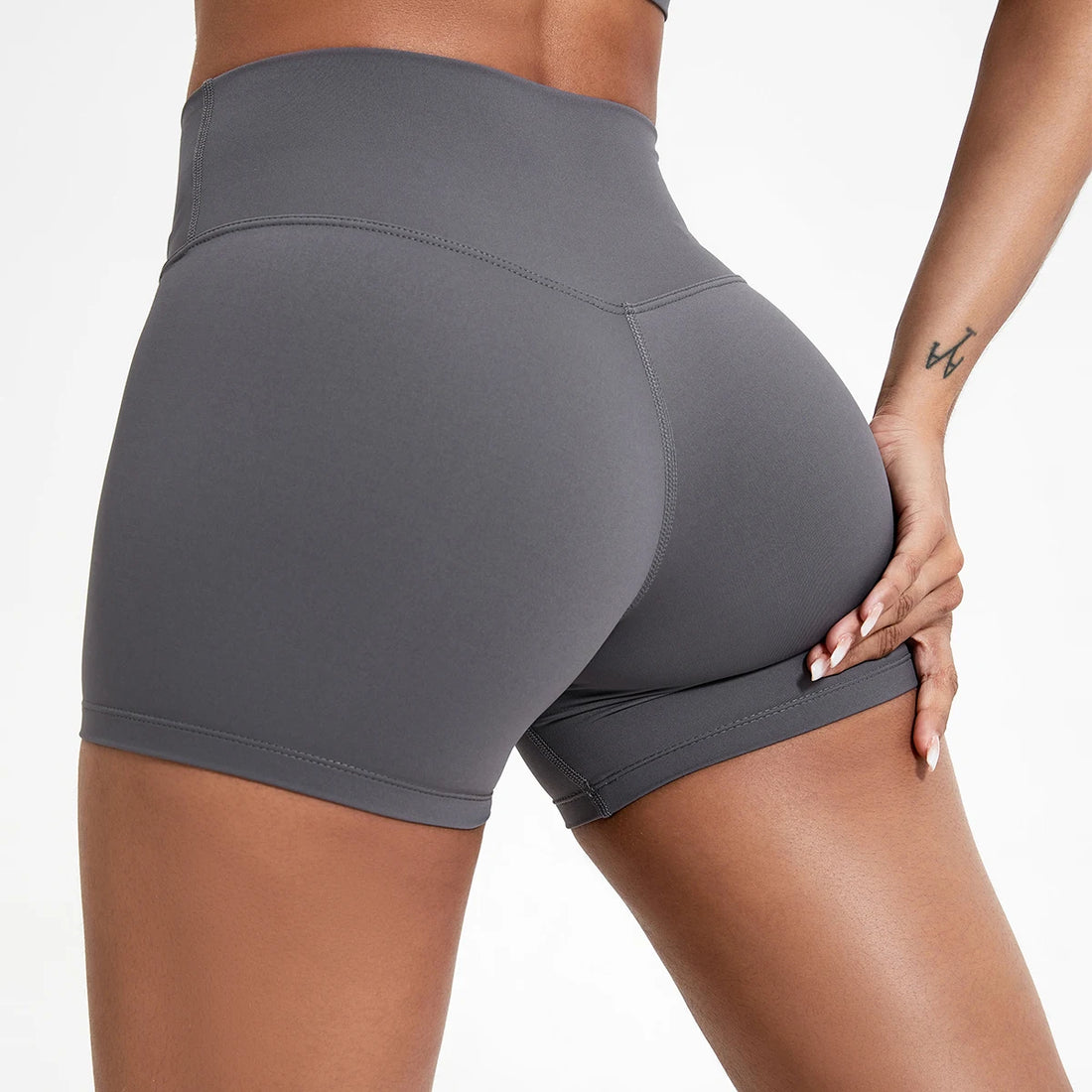 High-Waist Gym Shorts – Butt-Lifting Running & Yoga Shorts