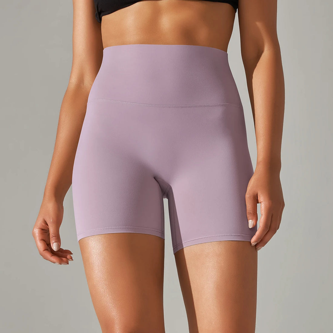 Women’s High-Waist Yoga & Fitness Shorts – Breathable Summer Workout Gym Shorts