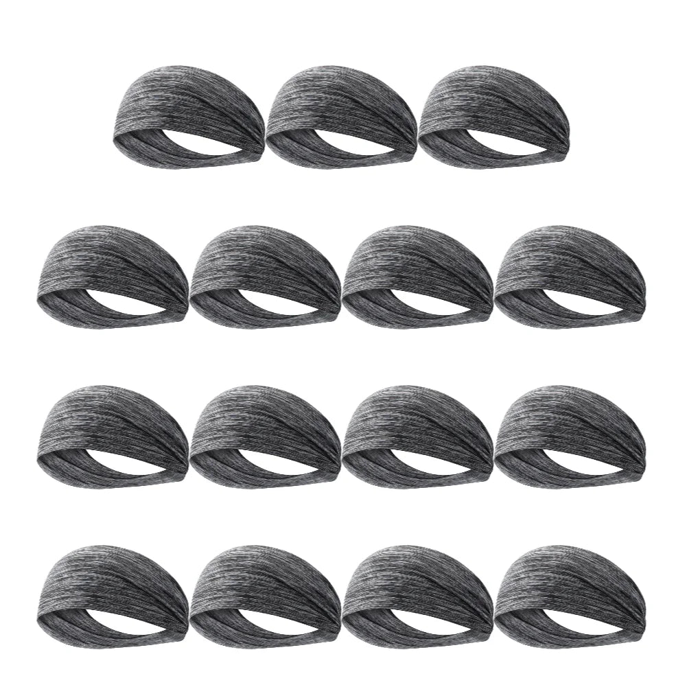 Quick-Dry Sports Headband – Elastic Sweat-Absorbing Fitness Hair Band (1PC)