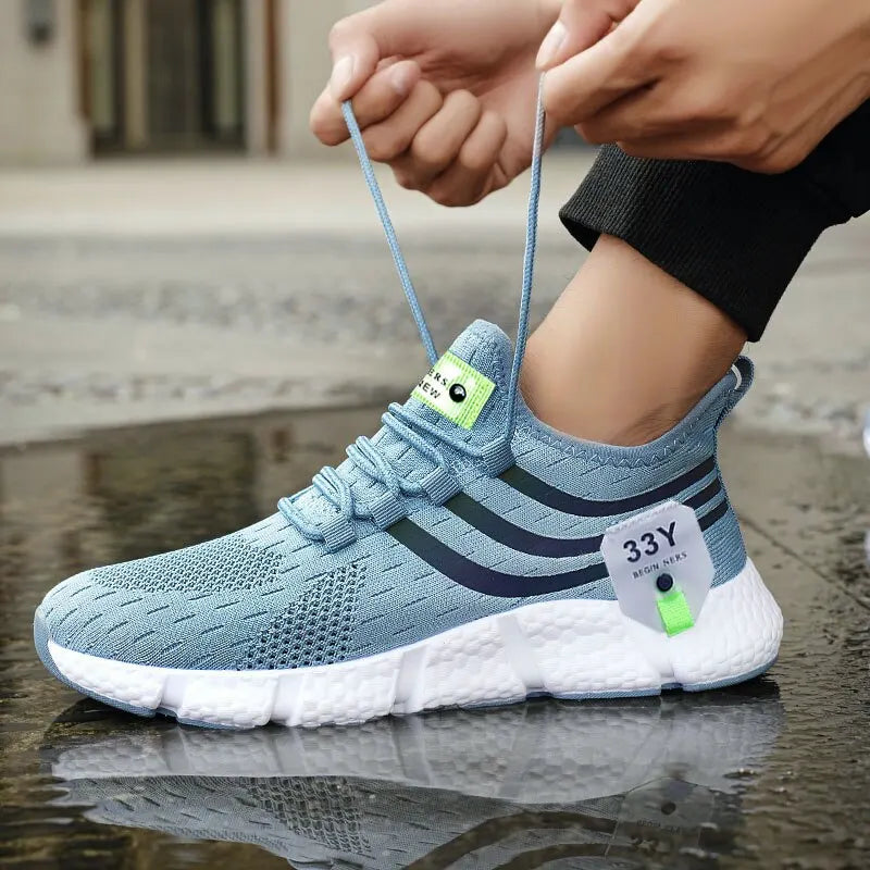 Men’s Casual Sport Shoes – Breathable Lightweight Mesh Sneakers for Running & Walking