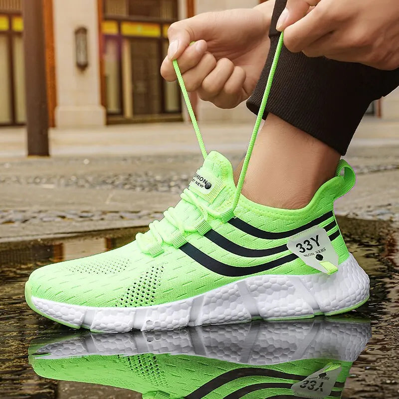 Men’s Casual Sport Shoes – Breathable Lightweight Mesh Sneakers for Running & Walking