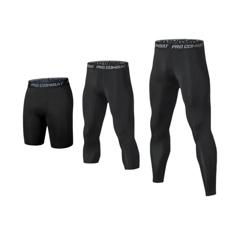 Men’s Compression Tights – Cool Dry Sports Baselayer Leggings