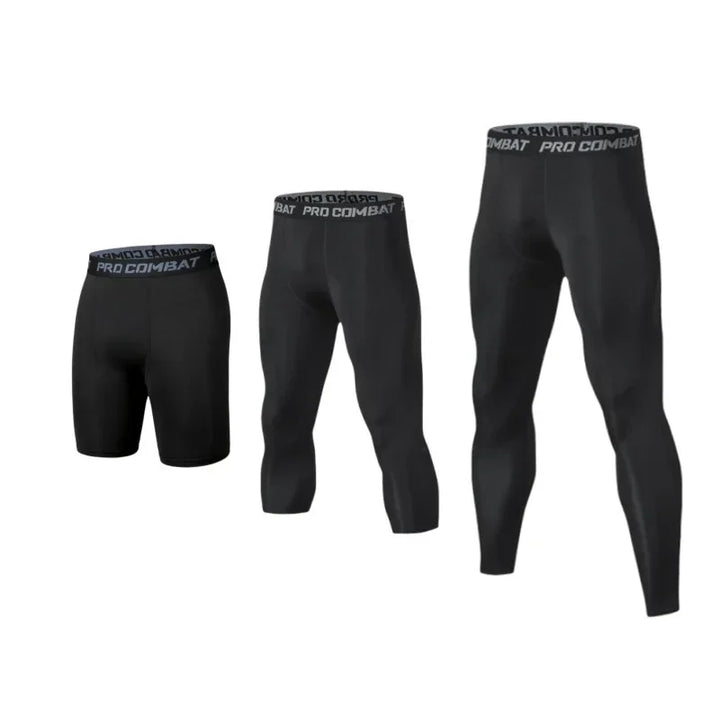 Men’s Compression Tights – Cool Dry Sports Baselayer Leggings