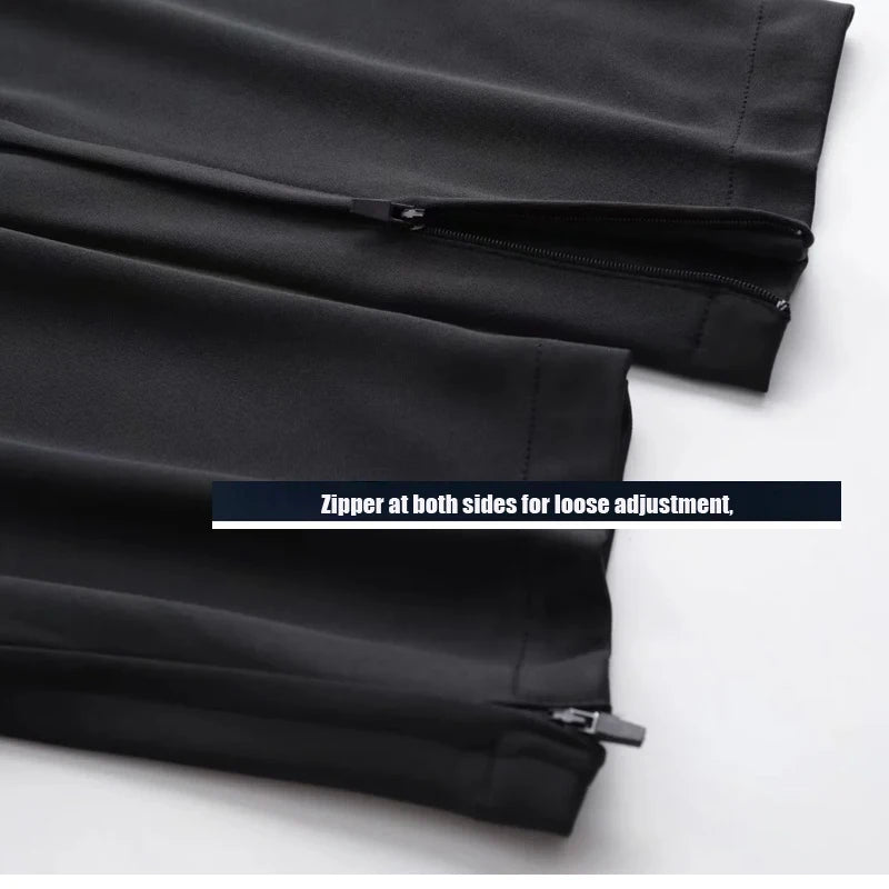 Men’s Sports Jogger Pants – Running & Soccer Training Sweatpants with Zipper Pockets