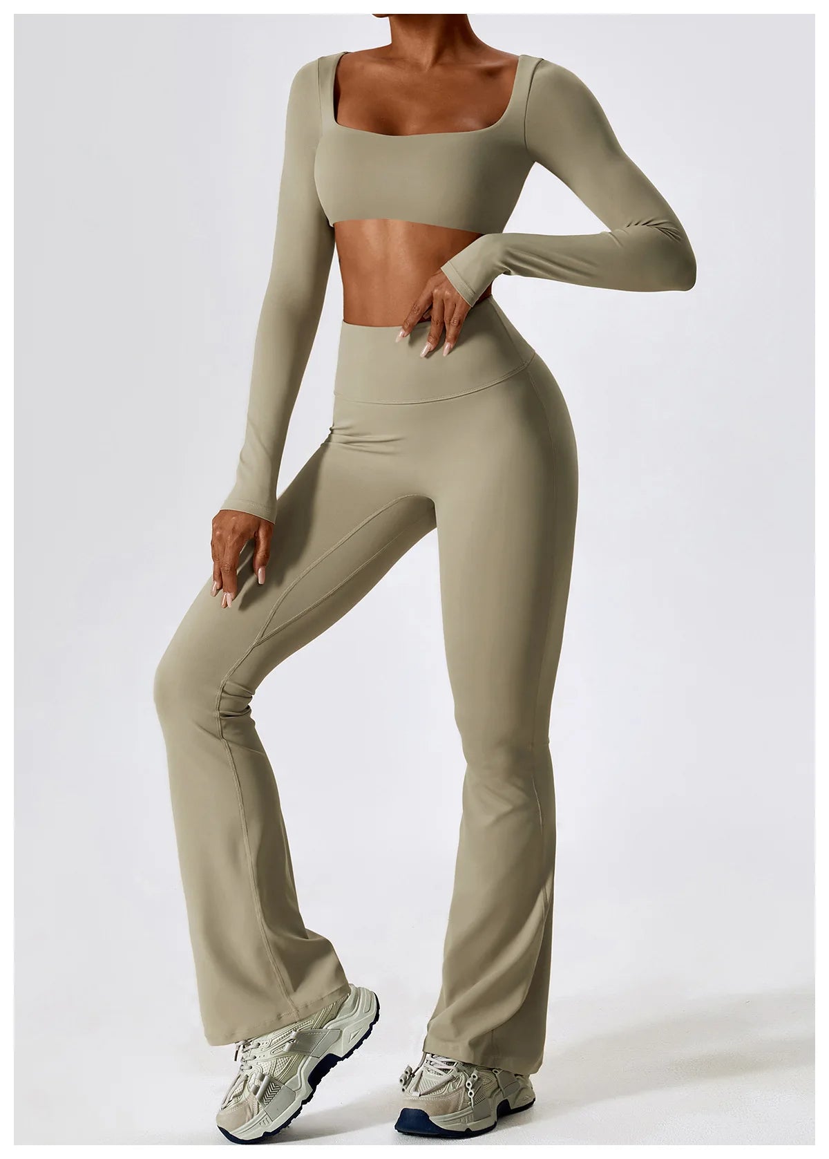 2PCS Seamless Women’s Yoga Set – Sports Bra & Leggings