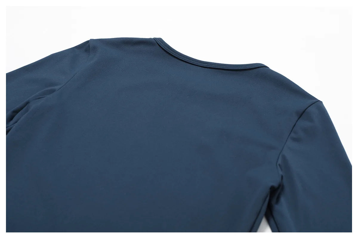 Women’s Long Sleeve Yoga & Fitness Top – Winter Sports Shirt