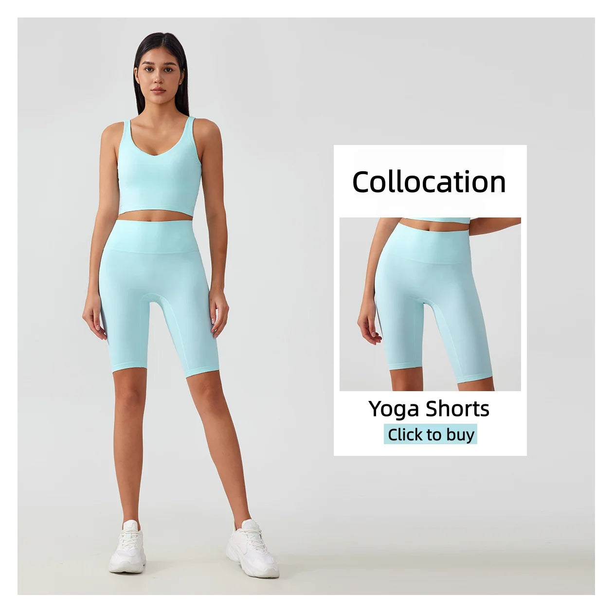 Women’s Sports Bra – Shockproof Yoga & Gym Crop Top