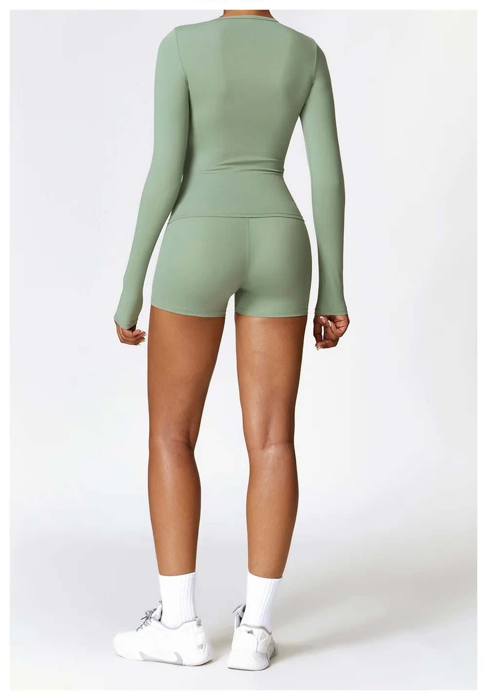 Women’s Long Sleeve Yoga & Fitness Top – Winter Sports Shirt