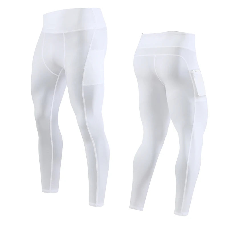 Men’s Compression Sport Pants – Tight Fitness Running & Gym Leggings